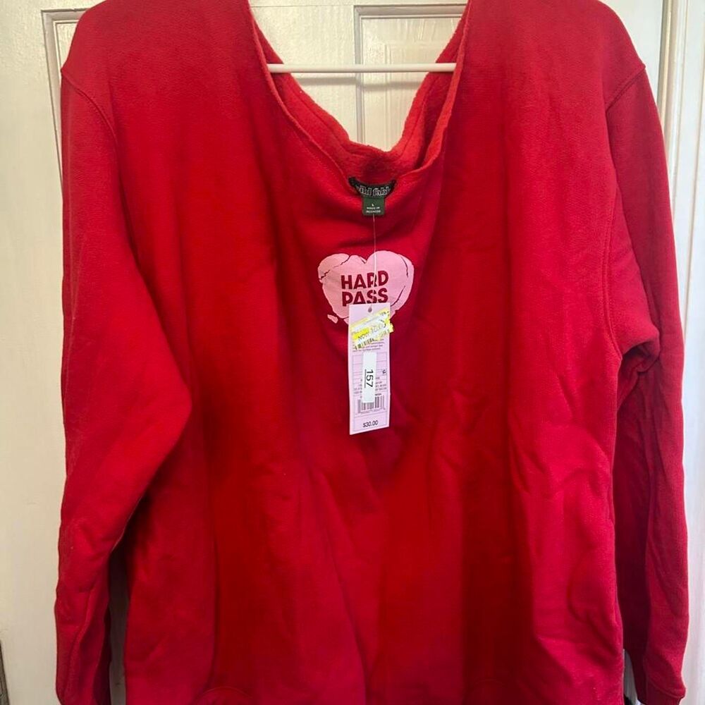 Wild-fable Women's Red Sweatshirt - Picture 2 of 3
